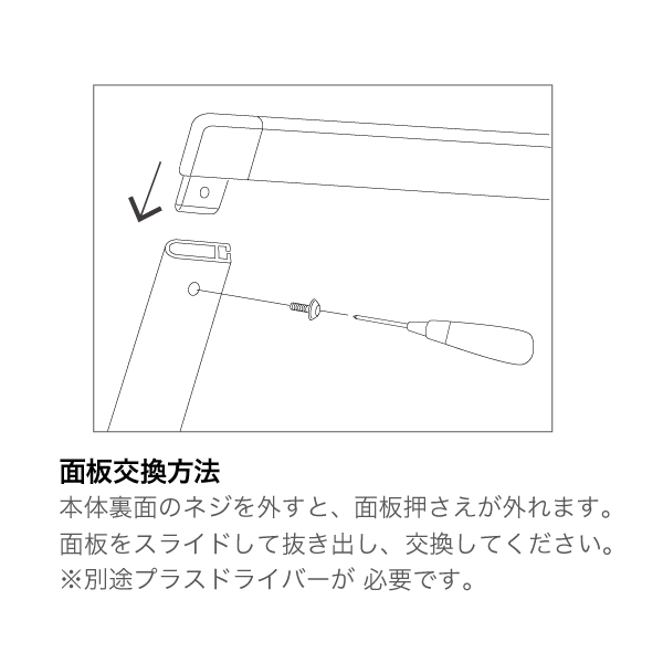 カーブサイン キャスター付 RX-75（B1) 透明板付 スタンド看板 6枚目