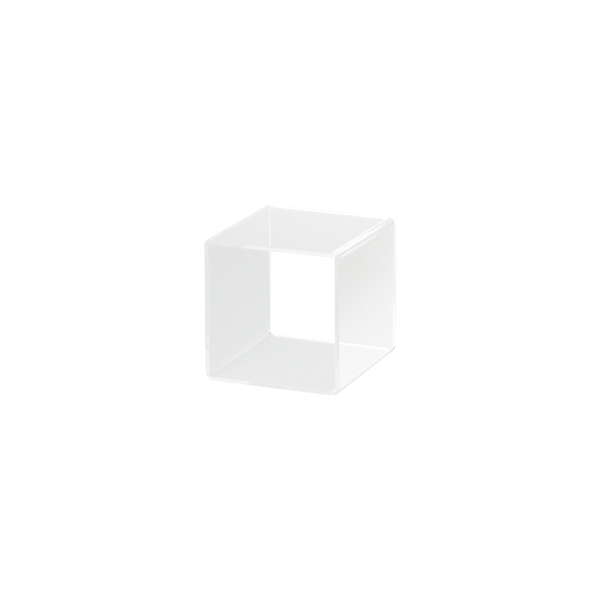 アクリル4面ボックス 透明  100角　店舗用品　演出・ディスプレイ什器　ステージ・ひな壇・アクリルディスプレイ