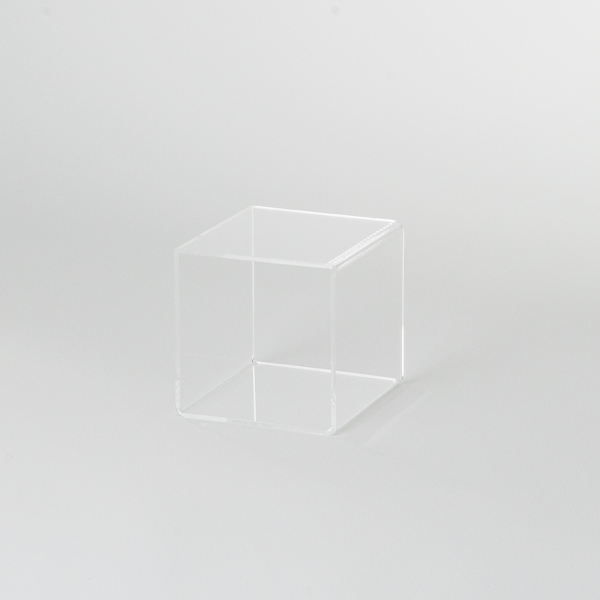 アクリル4面ボックス 透明  100角　店舗用品　演出・ディスプレイ什器　ステージ・ひな壇・アクリルディスプレイ 2枚目