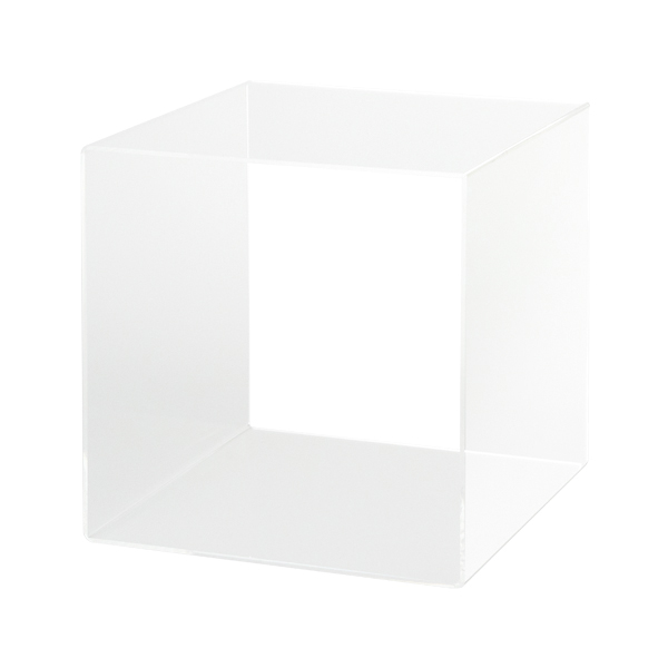 アクリル4面ボックス 透明  250角　店舗用品　演出・ディスプレイ什器　ステージ・ひな壇・アクリルディスプレイ