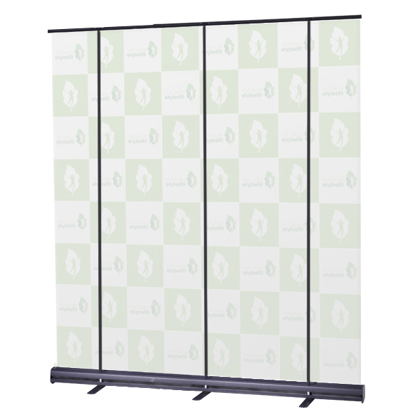 ローコストロールスクリーン RS27N 2000ブラック スタンド看板 バナースタンド 展示会 セミナー会場 販促品 ロールアップタイプ 2枚目