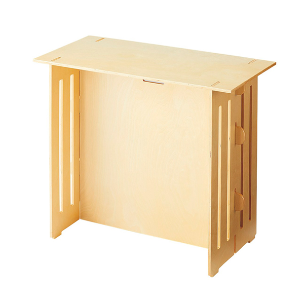 木製簡易テーブル長方形H750