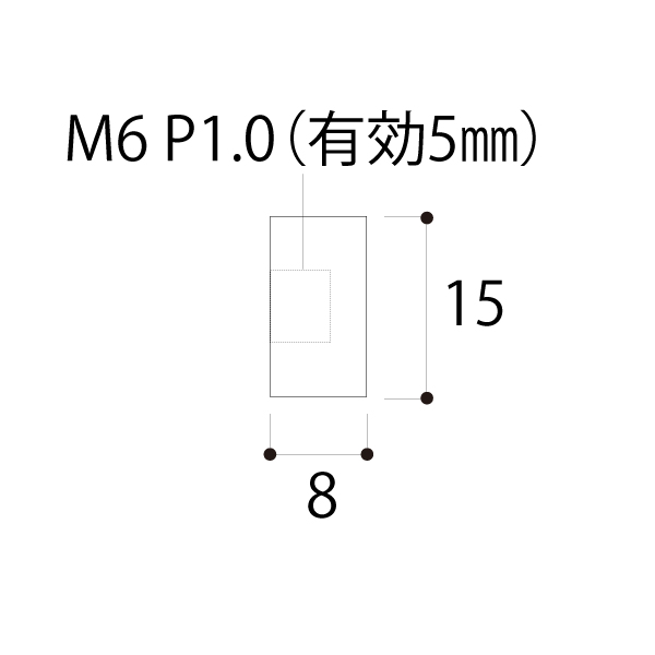 屋外用サインボードDキャップ PT-DS15F8　店舗用品　化粧ビス　ナット 2枚目