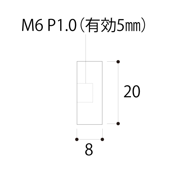 屋外用サインボードDキャップ PT-DS20F8　店舗用品　化粧ビス　ナット 2枚目