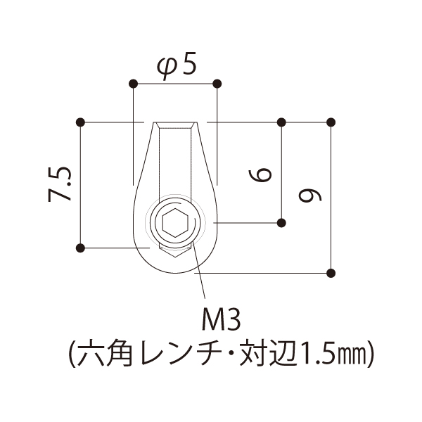 ワイヤーエンド CE-10 店舗用品 展示用品 ｜ 商品紹介 ｜ 株式会社友屋