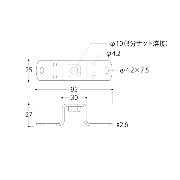 LH-S 天井吊り下げディスプレイ アルミスクリュータイプ ハット型座金M φ206 ブラック L1500 2枚目