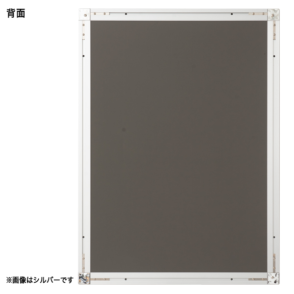 ポップフレーム 画用紙四ツ切 ブロンズ アルミ製ポスターパネル フロントオープンタイプ 2枚目
