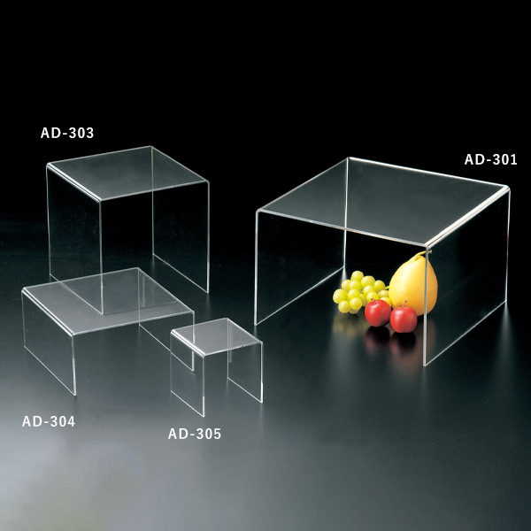 アクリル コの字ディスプレイ台 AD-301