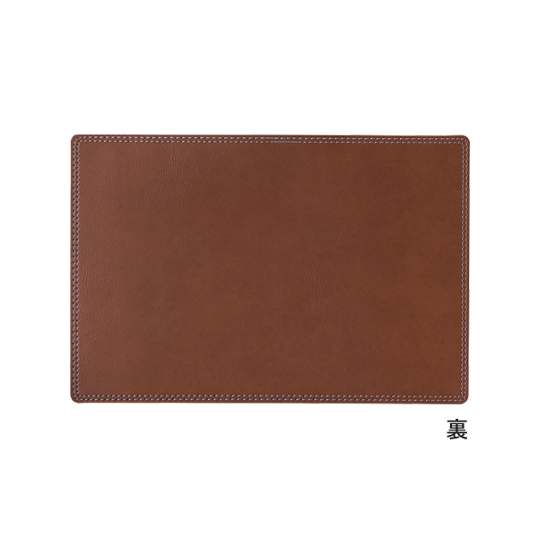 【在庫処分 - 現品限り特価品】合皮デスクマット(両面) DM-12(小)　店舗用品　レジ回り用品　ペンスタンド・デスクマット 2枚目