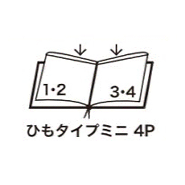 和風ミニメニュー(カバー付) 舞-101 黒 2枚目