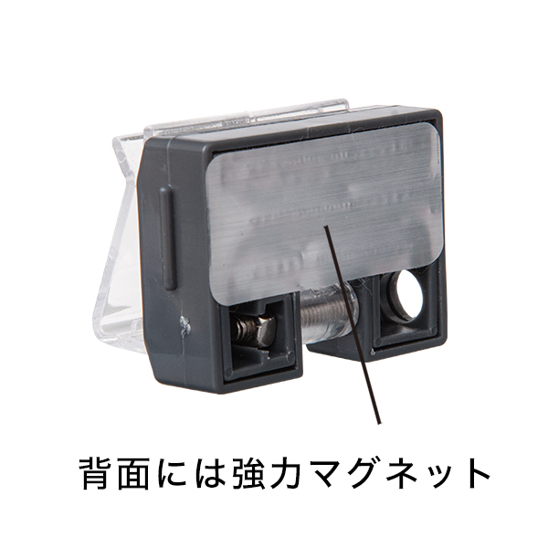 パネルマグネットミニ ダークグレー 店舗用品 販促POP 小型POPスタンド 2枚目