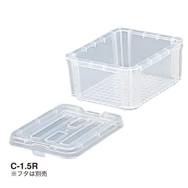BOXコンテナ B-1.5R  クリア 2枚目