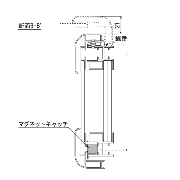 壁面掲示板 618 S 1800×1200（ステン/ マグネットクロス仕様：アイボリー） 4枚目