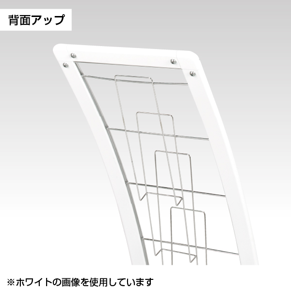 カタログスタンド PRX-15B ブラック A4 5段 3枚目