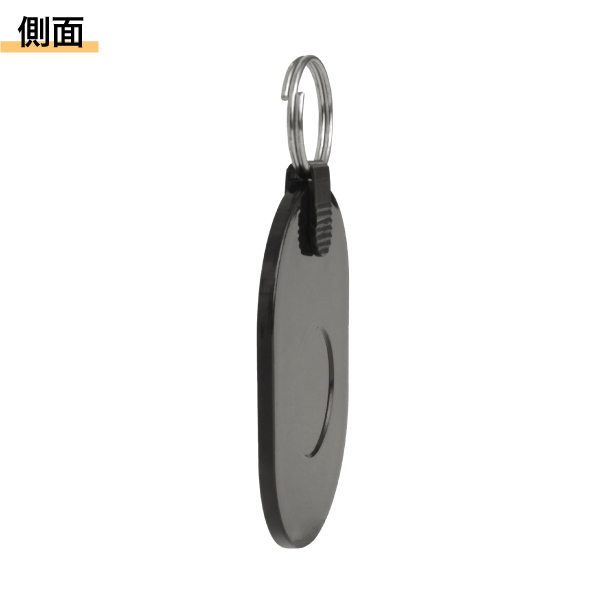 リングチケット 黒 2枚入り クローク チケット 札 無地 小判札 無地札 リング付き 書き込み 預かり札 6枚目