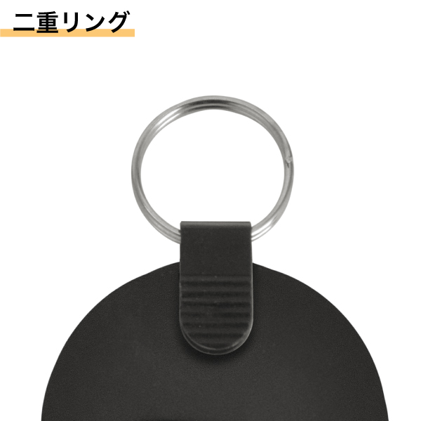 リングチケット 黒 2枚入り クローク チケット 札 無地 小判札 無地札 リング付き 書き込み 預かり札 7枚目