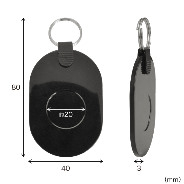 リングチケット 黒 2枚入り クローク チケット 札 無地 小判札 無地札 リング付き 書き込み 預かり札 8枚目