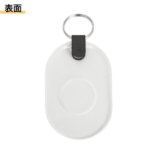 リングチケット 透明 2枚入り クローク チケット 札 無地 小判札 無地札 リング付き 書き込み 預かり札 4枚目