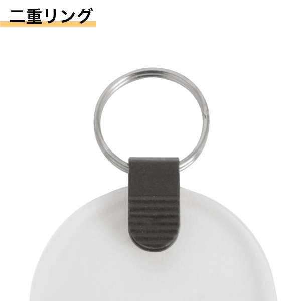 リングチケット 透明 2枚入り クローク チケット 札 無地 小判札 無地札 リング付き 書き込み 預かり札 7枚目