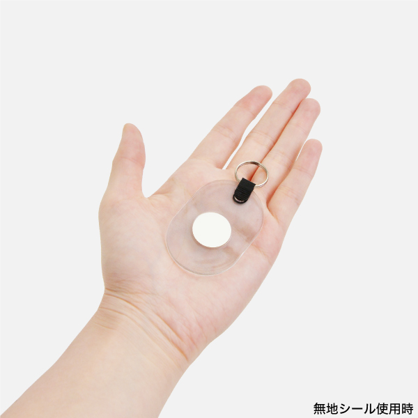 リングチケット 透明 2枚入り クローク チケット 札 無地 小判札 無地札 リング付き 書き込み 預かり札 9枚目