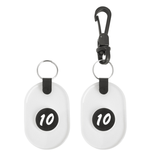 ツインチケット 1～10 透明 番号札 プラスチック クローク 預かり札 引換券 親子札 荷物 荷札 タグ ナンバー 飲食店 店舗用品 オフィス 事務用品 6枚目