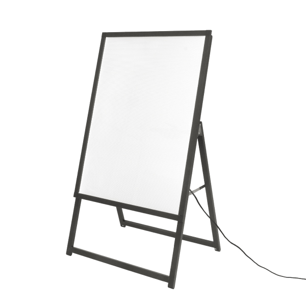 イージーライトA　A1片面ブラック　店舗用品　販促用品　LEDスタンド看板　LEDパネル付スタンド 5枚目