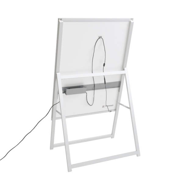 イージーライトA　A1片面シルバー　店舗用品　販促用品　LEDスタンド看板　LEDパネル付スタンド 6枚目