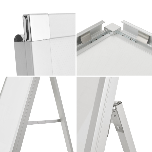 イージーライトA　A1片面シルバー　店舗用品　販促用品　LEDスタンド看板　LEDパネル付スタンド 13枚目