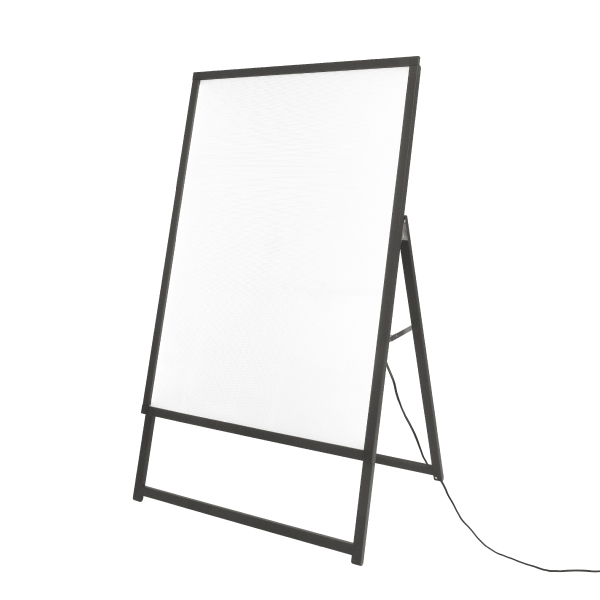 イージーライトA　B1片面ブラック　店舗用品　販促用品　LEDスタンド看板　LEDパネル付スタンド 5枚目