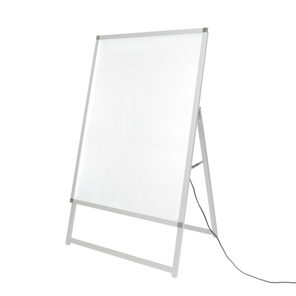 イージーライトA　B1片面シルバー　店舗用品　販促用品　LEDスタンド看板　LEDパネル付スタンド 5枚目