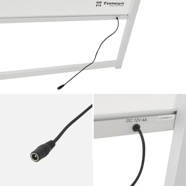 イージーライトA　B1片面シルバー　店舗用品　販促用品　LEDスタンド看板　LEDパネル付スタンド 14枚目