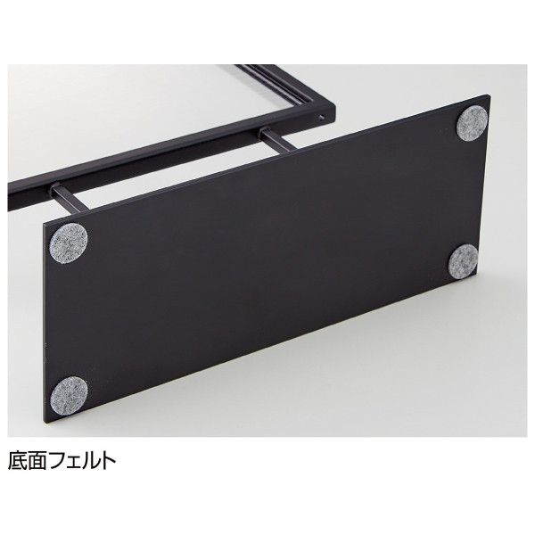 スチール製POPスタンド(両面仕様) A4タテ ブラック 2個入 4枚目