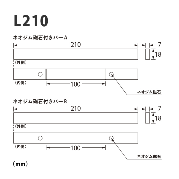 モクペタ POPハンガー L210 黒 2枚目