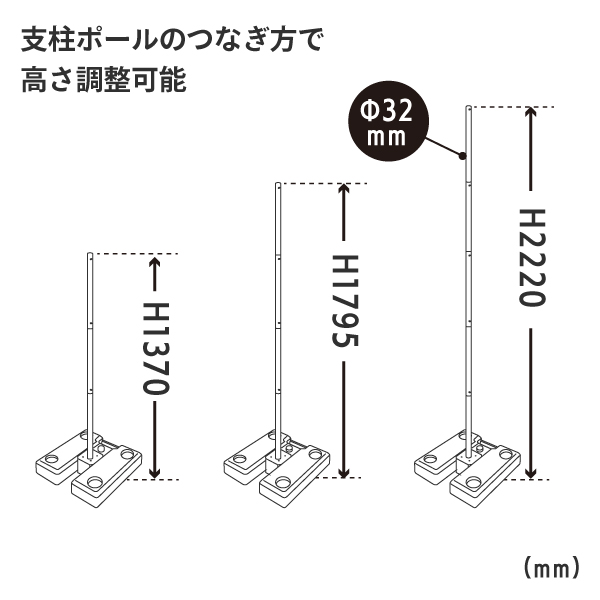 ルートサインポール 屋内用 6枚目