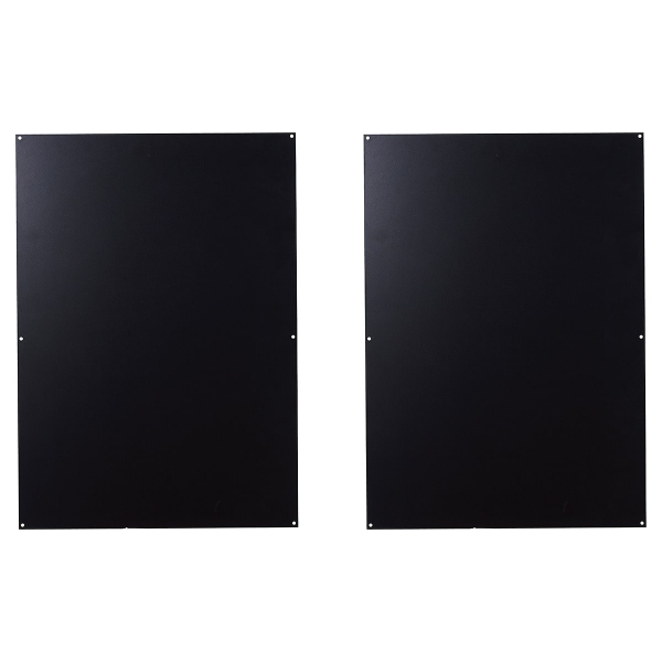 新型ハコマルシェワゴン用幕板パネル W1200×D600用 ブラック 側板