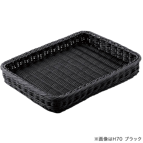 PP製バスケット H30 ブラック