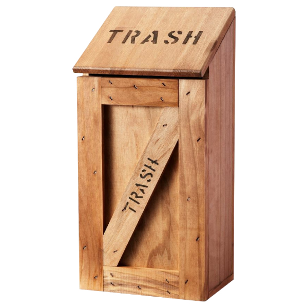 ミニTRASH 1型吊金具付 メープル(赤茶)