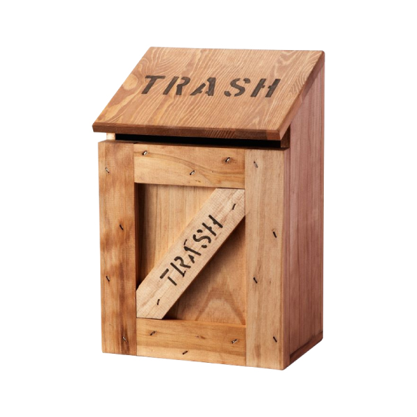 ミニTRASH 2型吊金具付 メープル(赤茶)