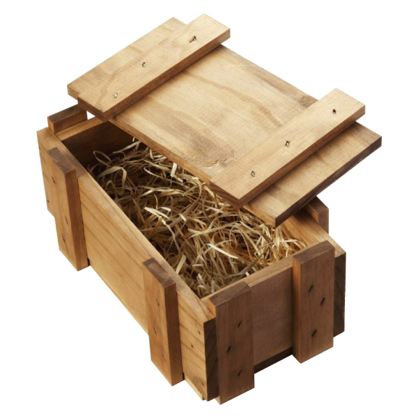 白木BOX EM型 メープル(赤茶)