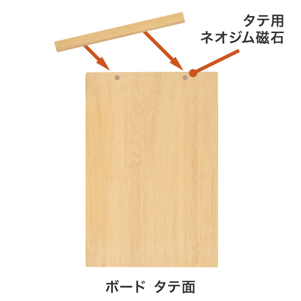 モクペタボード立て A4白木 5枚目