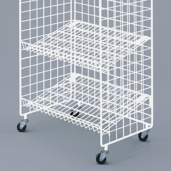 ネットラック H1500 5段展開 W620 白 2枚目