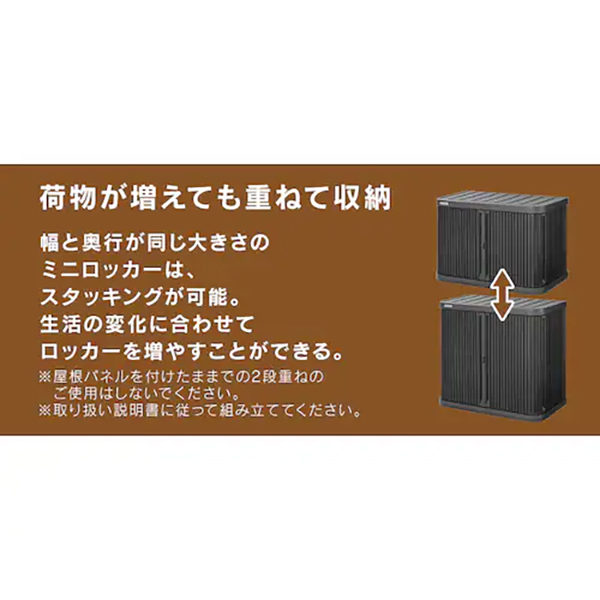 ミニロッカー 1200 ダークグレー 6枚目