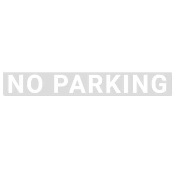 コーン用シール NO PARKING 白文字