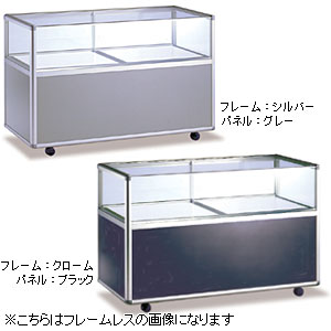 ゼガロ スライドステージ（前面フレーム付） W900×D600 シルバー