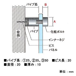 AタイプセットPT-A20F パイプ25 ゴールドメッキ 2枚目