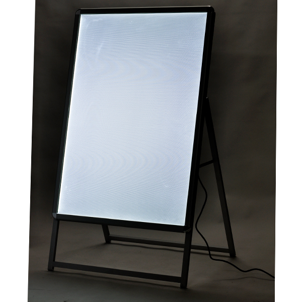 LEDグリップA® B1片面 H1303 シルバー　店舗用品　販促用品　スタンド看板　電飾看板　LED　屋外 4枚目