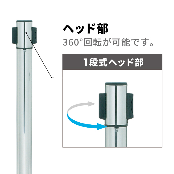 ベルトパーティション スタッキングタイプ AP-BR281MC（MR） ベルトブラック 5枚目