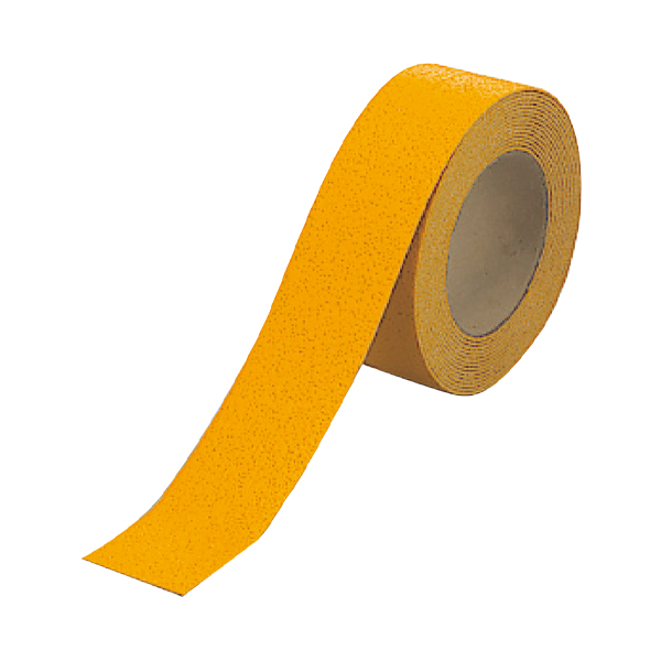路面貼用テープ50mm幅 反射タイプ 黄　安全用品・標識　路面標識・道路標識　路面表示用品　路面貼用テープ・部材