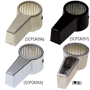 ノブロック 取替えノブ RD ブラック　店舗用品　スカルプス