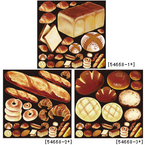 デコレーションシール パン4  No4928